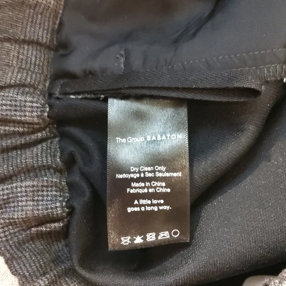 Aritzia Group by Babaton Jimmy Pant Plaid Sz S - Picture 10 of 11